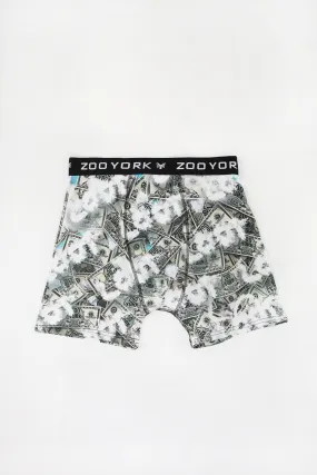 Zoo York Mens Dollars & Clouds Boxer Brief