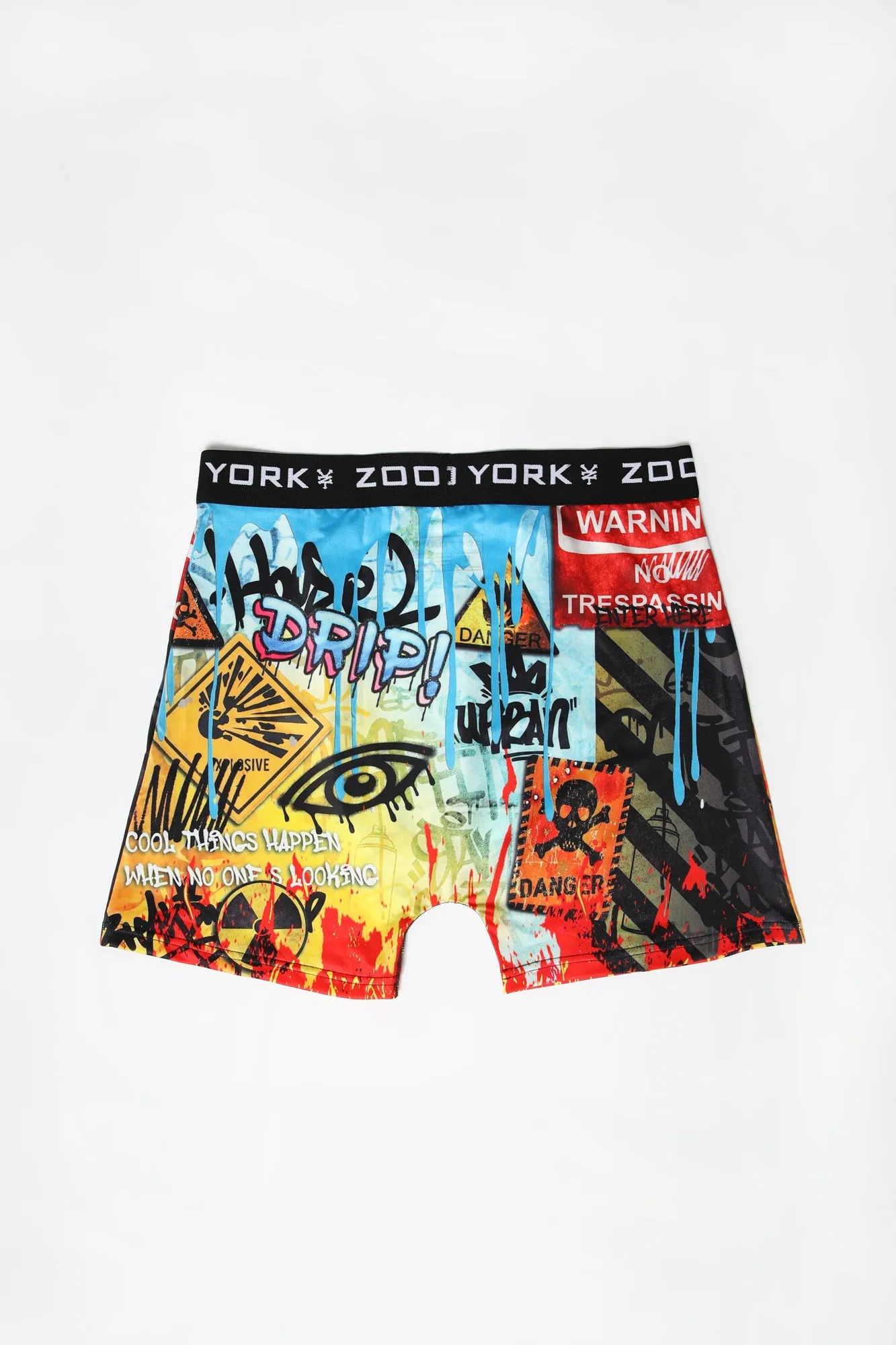 Zoo York Mens Graffiti Signs Boxer Brief